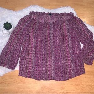 American Eagle Off The Shoulder Flowy Top